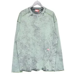 DIESEL　ディーゼル　T-CRAHOR-LS-R1　マーブルロングスリーブTシャツ　8054000206766