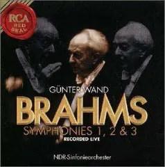 【中古】ブラームス:交響曲第1番&第2番&第3番 / 北ドイツ放送交響楽団（帯なし）