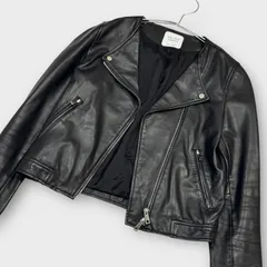 超美品！UNITED TOKYO ユナイテッドトウキョウ　セミダブル　ライダースジャケット　ラムレザー　黒　サイズ1