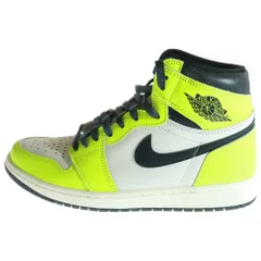 NIKE (ナイキ) AIR JORDAN 1 HIGH OG Volt Visionaire 555088-702 エアジョーダン 1 ハイカットスニーカー ボルト ヴィジョネア イエロー/ホワイト US9.5/27.5cm
