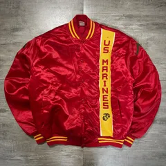 90s -SOFFEJACKETS- US MARINE サテンブルゾンジャケットのサムネイル