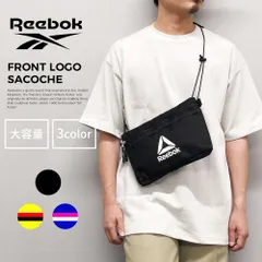 リーボック Reebok サコッシュ ショルダーバッグ ポーチ ミニバッグ 肩掛け ブラック 黒 イエロー 黄色 ブルー 青 スケート スケーター フェス イベント メンズ レディース