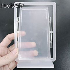 回転レクタングル オイルイン アクリル シェイカー キーホルダー 流砂 プレート　1個 推し レジン フレーム ラメ tools419
