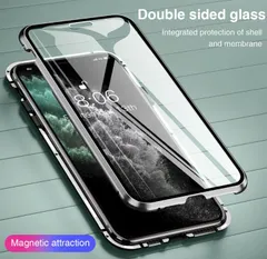 ⭐️人気⭐️新品 最新型 スマホケース iPhone 13 用 スリム クリア ガラス 耐衝撃 前後 両面 フル 強化カバー 保護 薄型