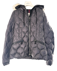 【Aランク】MONCLER　モンクレール　ダウン　サイズ１　レディース　グレー  ☆正規品☆