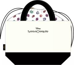 [중고] 잡화 화이트 미니 토트 백 [디즈니 트위스티드 원더랜드]