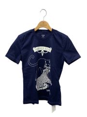 エルメス Jungle Love ジャングルラブ Tシャツ 40 ネイビー 半袖 レオパード ヒョウ柄 ITHN6EP32K2K