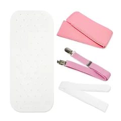 【特価商品】[あめてまり] 浴衣 着付けセット 4点セット 着付け 小物 着付け小物セット ゆかた 夏着物 小物 4点 浴衣用 着物 ゆかた用 [メッシュ前板/マジックベルト/着付ベルト/腰紐] 和装小物 きものベルト 伊達締め 帯板 メッシュ 必要にして十分