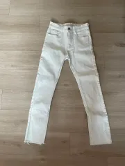 新品 白 デニム パンツ スキニー ストレッチ ホワイトデニム S サイズ