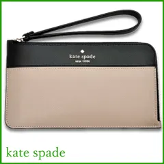 新品ケイトスペードkate spadeストラップ付財布　リスレット　ベージュ