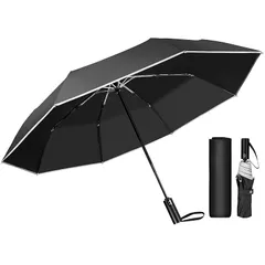 折りたたみ傘 晴雨兼用 大きい UVカット100 完全遮光 遮熱 日傘 耐風 梅雨対策 メンズ ワンタッチ 自動開閉 折り畳み 軽量 超撥水 台風対応 豪雨 紫外線遮断 丈夫 おりたたみ 折畳傘 レディース 収納ポーチ付き 0