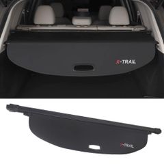 XIKER 日産 エクストレイル T32系 トノカバー ロールシェード 内装 カスタム 新型X-Trail プライバシー保護 ラゲッジ収納 2013年12月2022年7月 紫外線対策 トランク アクセサリー 取付簡単 ドレスアップ 荷室整理 パーツ (ブラッ