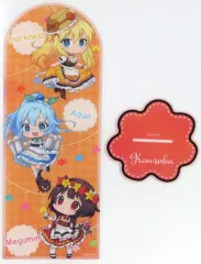 【中古】アクリルスタンド・アクリルパネル アクア＆めぐみん＆ダクネス/SD BIGアクリルスタンド 「この素晴らしい世界に祝福を! ドリーム缶バッジ ディアンドル」 ドリーム賞