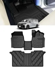 Cartist トヨタ アルファード ヴェルファイア 30系 前期 後期 フロアマット 立体カーマット 3Dフロアマット Alphard VELLFIRE 30 2015-現行 TPE素材 車種専用設計 カスタムパーツ 防水 耐汚れ 取付簡単 運転席&助