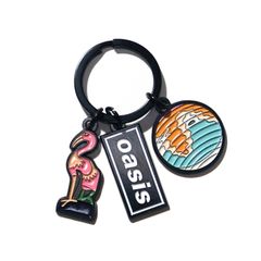 OASIS★新品 正規品 キーチェーン キーホルダー Definitely Maybe Charms