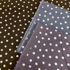 Y-1018希少♡綿麻Wガーゼ水玉柄3色/YUWA