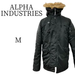 ALPHA INDUSTRIES ブラック ジャケット・アウター M