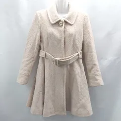 ◇ ⊇ JILL STUART ジル スチュアート ウール混合 ウエストベルト 長袖 コート サイズM ピンク系 レディース E  【1503060020371】のサムネイル