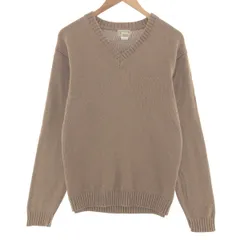 古着 90~00年代 エルエルビーン L.L.Bean Vネック コットンニットセーター メンズM相当 ヴィンテージ/taa003426