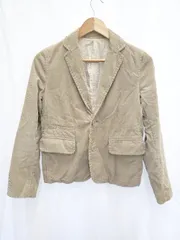 ◇ ⊆ ユナイテッドアローズ コーデュロイ 長袖 テーラード ジャケット サイズ表記なし ベージュ系 レディース E  【1508060004451】