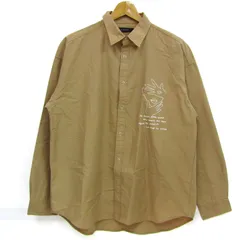 レイジブルー 長袖シャツ トップス バックプリント メンズ Mサイズ ベージュ RAGEBLUE 【中古】のサムネイル