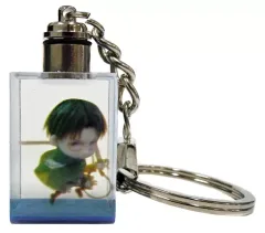 【中古】雑貨 リヴァイ 「進撃の巨人 トレーディングフルカラー3Dクリスタルキーホルダー Bver.」