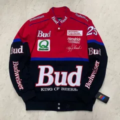 NASCAR ナスカー JHデザイン Bud バドワイザー レーシングジャケット