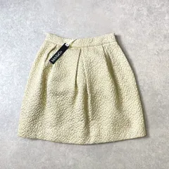 新品 MAX&Co. ジャガード フレア タック ミニ スカート マックスアンドコーのサムネイル
