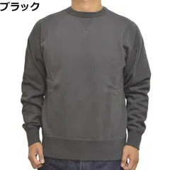 バズリクソンズ BUZZ RICKSONS BR65622 セットインクルーネック スウェット シャツ ブラック トレーナー 無地 定番 ミリタリー メンズ br65622