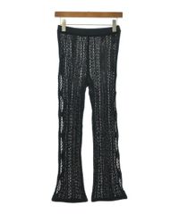 ✨美品✨ プリーツプリーズ 洗える 裾カットワーク ロングパンツ 
