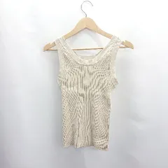 ◇ ⊂ Rouge vif ルージュヴィフ 袖なし タンクトップ サイズF ベージュ レディース E  【1503050042376】のサムネイル