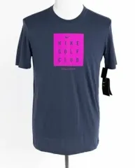海外 M NIKE(ナイキ) ゴルフ クラブ コレクション Tシャツ ネイビー 新品