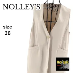 NOLLEY'S  ノーリーズ ロングジレ アイボリー ベージュ サイズ38 レディース