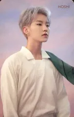 【中古】コレクションカード(男性) SEVENTEEN/HOSHI(ホシ)/背景ピンク/CD「JAPAN 2ND SINGLE『舞い落ちる花びら(Fallin’ Flower)』」Loppi・HMV特典オリジナルスペシャルフォトカード