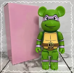 ベアブリック  BE@RBRICK 400% 28センチ 忍者タートルズ ニンジャタートルズ ドナテロのサムネイル