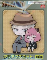 [중고] 잡화 로이드 & 아냐 클리어 마스코트 [SPY × FAMILY]