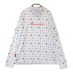 サイズ：LL LE COQ GOLF ルコックゴルフ  長袖ハイネックTシャツ 総柄 ホワイト系 [240101418919] ゴルフウェア レディース ストスト