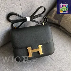 HERMES エルメス コンスタンス　ショルダーバッグ ブラック-WTO輸入2