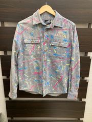 LEFLAH　レフラー　デニムジャケット　ペイント Lサイズ　平塚店　衣料品