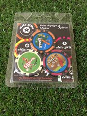 エリートグリップ　ポーカーチップタイプマーカー3ピース