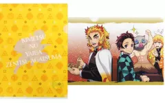 【中古】クリアファイル 善逸＆炭治郎＆嘴平＆煉獄(イエロー) A4クリアファイルセット(2枚組) 「一番くじ 鬼滅の刃 ～折れぬ心と刃で進め～」 I賞