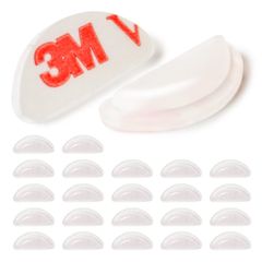 メガネ 眼鏡 鼻パッド ノーズパッド シリーズ累計販売数5万個達成 ずれ落ち防止 【12セット [ヴィトリア] 3M両面テープ】