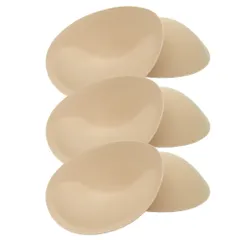 ブラパッド 3組セット ブラパット 盛る カップ 丸 楕円 自然 ナチュラル 底上げ 美胸 バストアップ バストメイク 谷間 ボリュームアップ  ブラジャー  bp12