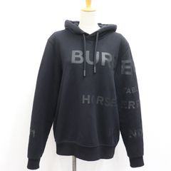 BURBERRY - ITUPZT32IEPK BURBERRY バーバリー ホースフェリー パーカー 長袖 トップス コットン 綿 レディース ブラック 黒 サイズ XS BURBERRY バーバリー ホースフェリープリント プルオーバー