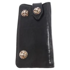 CHROME HEARTS (クロムハーツ) KEY CASE/キーケース クロスボタンレザーキーケース ブラックのサムネイル