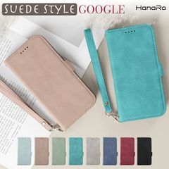 Google Pixel 9a スエード調ケース ハンドストラップ付き