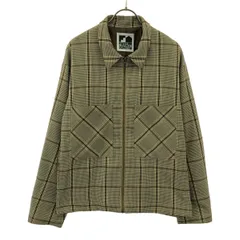 FREEDOM BY FREAK'S STORE フリーダムバイフリークスストア チェック柄 スイングトップ M ブラウン系 ジャケット メンズ 古着