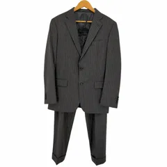 バーニーズニューヨーク BARNEYS NEWYORK SUPER120S ストライプ 2B テーラードジャケット セットアップ メンズ  48のサムネイル