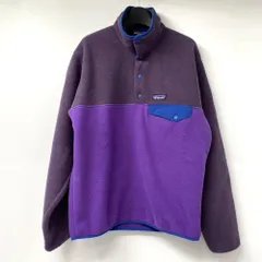 【中古】Patagonia 20AW ライトウェイトシンチラスナップT サイズS パープル 25580 パタゴニア[17]