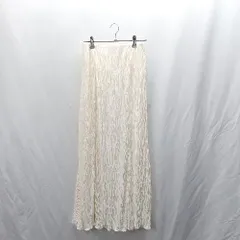 ◇ ◎●未使用● Θ RETROGIRL レトロガール ロング プリーツ スカート サイズF アイボリー系 レディース E  【1410290072660】